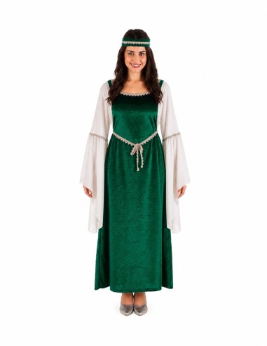 Green Medieval Costume Size M - high quality, ideal for carnival, themed parties, and special events