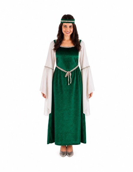 Green Medieval Costume Size M - high quality, ideal for carnival, themed parties, and special events