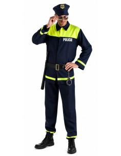 Disfraz Policía Talla L - de alta calidad, ideal para carnaval, fiestas temáticas y eventos especiales