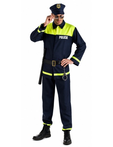 Disfraz Policía Talla L - de alta calidad, ideal para carnaval, fiestas temáticas y eventos especiales