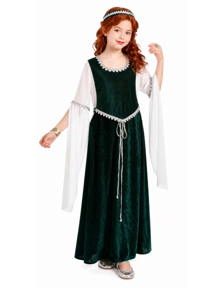 Disfraz Medieval Verde - de alta calidad, ideal para carnaval, fiestas temáticas y eventos especiales
