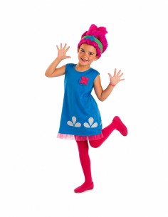 Disfraz Troll Popi - de alta calidad, ideal para carnaval, fiestas temáticas y eventos especiales