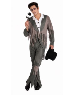 Disfraz Novio Cadaver Talla L - de alta calidad, ideal para carnaval, fiestas temáticas y eventos especiales