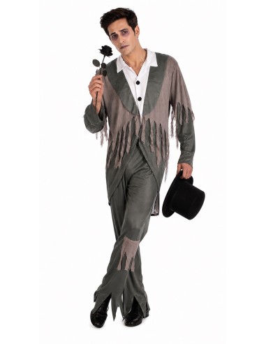 Disfraz Novio Cadaver Talla L - de alta calidad, ideal para carnaval, fiestas temáticas y eventos especiales