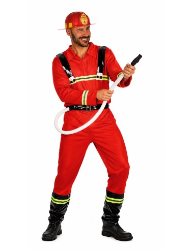 Disfraz Bombero Talla L - de alta calidad, ideal para carnaval, fiestas temáticas y eventos especiales