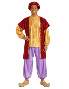 Disfraz Paje Baltasar Extra Tall - de alta calidad, ideal para carnaval, fiestas temáticas y eventos especiales