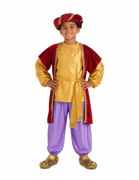 Disfraz Paje Baltasar Lujo - de alta calidad, ideal para carnaval, fiestas temáticas y eventos especiales