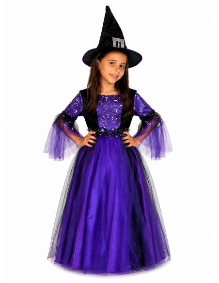 Disfraz Bruja Morada | Disfraces Infantiles El Rey del Carnaval