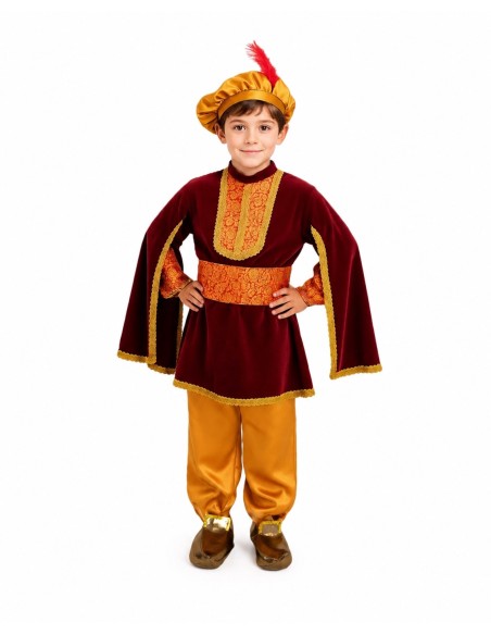Disfraz Paje Melchor Nuevo - de alta calidad, ideal para carnaval, fiestas temáticas y eventos especiales