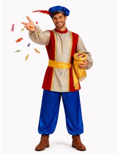 Disfraz Paje Gaspar Extra Talla L - de alta calidad, ideal para carnaval, fiestas temáticas y eventos especiales 2