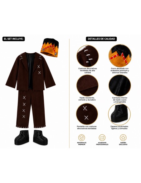 Monster Frank Costume New | Children's Costumes The Carnival King