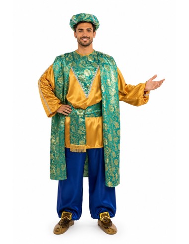 Disfraz Paje Baltasar de alta calidad, ideal para carnaval, fiestas temáticas y eventos especiales.
