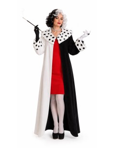 Disfraz Mujer Dalmata Talla M - de alta calidad, ideal para carnaval, fiestas temáticas y eventos especiales