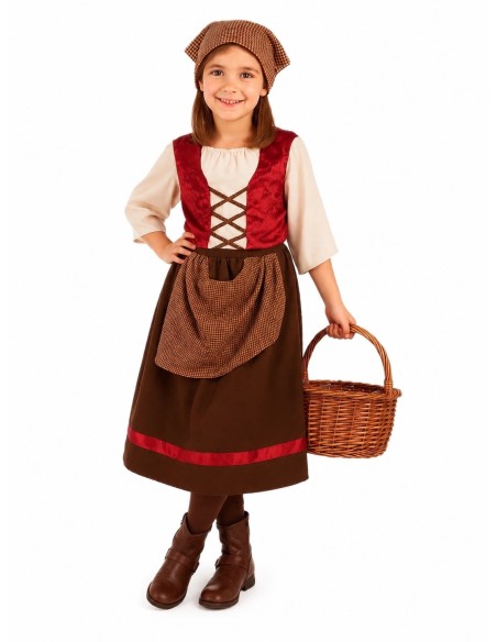 Vestito di Locandiera | Costumi per Bambini Il Re del Carnevale