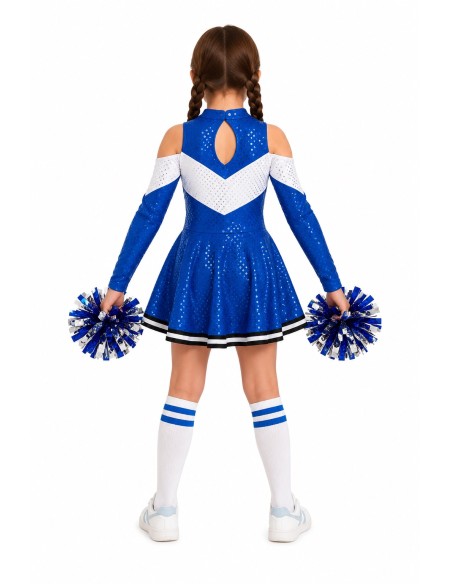 Disfraz Animadora Azul Nuevo | Disfraces Infantiles El Rey del Carnaval