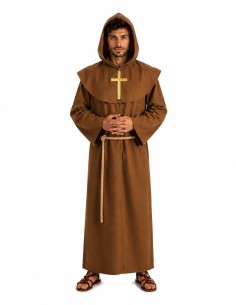 Disfraz Fraile Talla L - de alta calidad, ideal para carnaval, fiestas temáticas y eventos especiales
