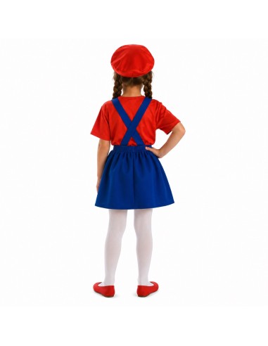 Disfraz Fontanera Videojuego 8/10 Años | Disfraces Infantiles El Rey del Carnaval