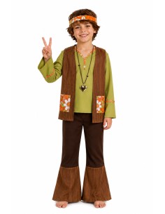 Disfraz Hippy Niño - de alta calidad, ideal para carnaval, fiestas temáticas y eventos especiales