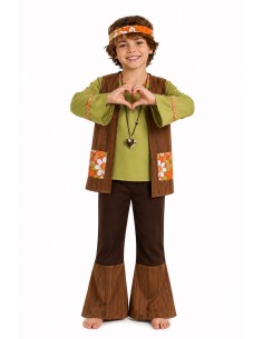 Disfraz Hippy Niño - de alta calidad, ideal para carnaval, fiestas temáticas y eventos especiales 2
