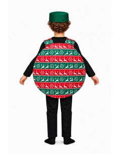 Disfraz Bola Navidad Lazo de alta calidad, ideal para carnaval, fiestas temáticas y eventos especiales. 2