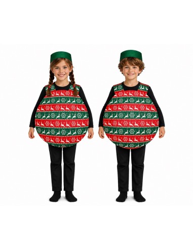 Disfraz Bola Navidad Lazo de alta calidad, ideal para carnaval, fiestas temáticas y eventos especiales.