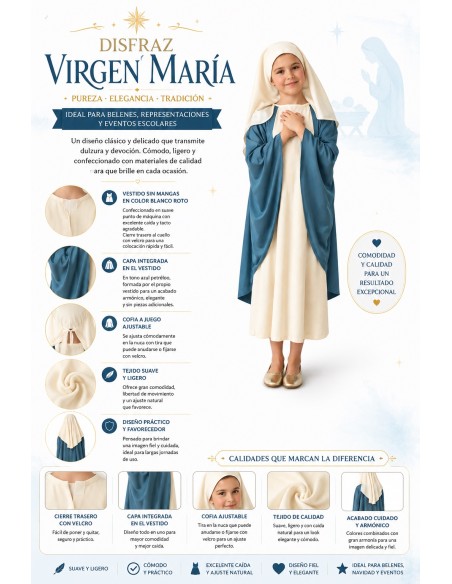 Disfraz Virgen Nuevo