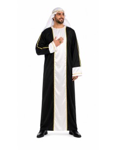 Disfraz Jeque Arabe Talla L - de alta calidad, ideal para carnaval, fiestas temáticas y eventos especiales