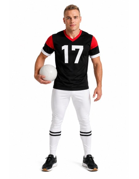 Verkleiden Rugby-Player Größe L | Erwachsene kostumiert der König des Karnevals
