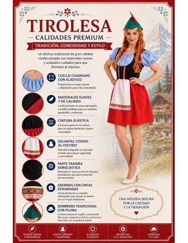 Tyrolean Costume Size M | Adult Costumes The Carnival King