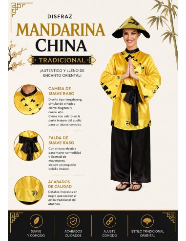 Costume Cinese Taglia M | Costumi per Adulti Il Re del Carnevale
