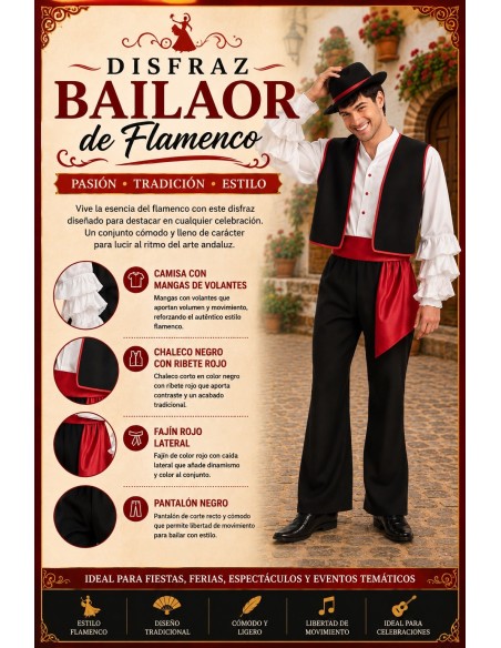 Disfraz Bodeguero Talla L | Disfraces Adultos El Rey del Carnaval