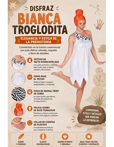 Disfraz Troglodita Mujer Talla M | Disfraces Adultos El Rey del Carnaval