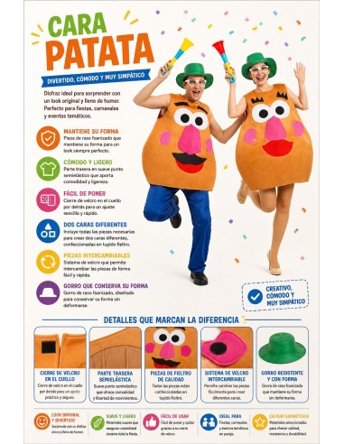 Fantasia rosto Tamanho L | Fantasias para Adultos O Rei do Carnaval