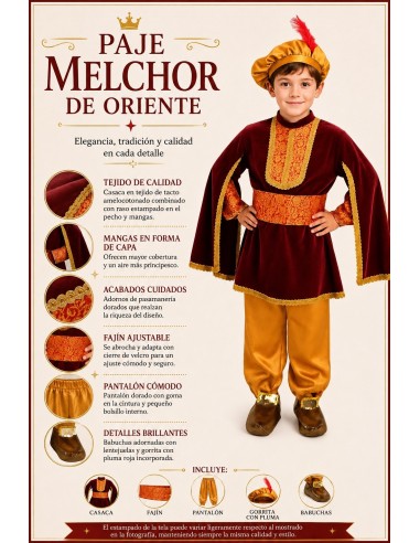 Costume Page Melchior New | Children's Costumes The King of Carnival