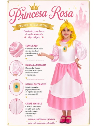 Pink princess children's costume New | Children's Costumes The Carnival King