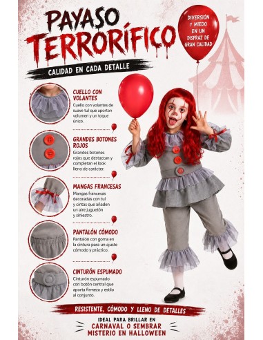 Disfraz Payaso | Disfraces Infantiles El Rey del Carnaval