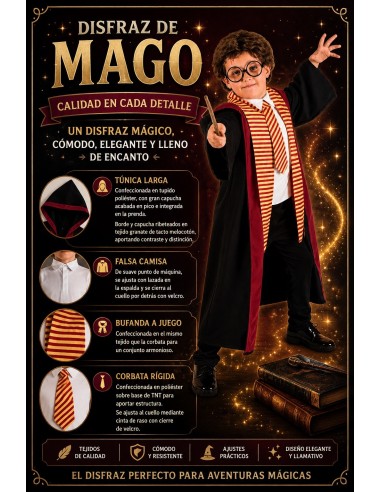 Disfraz Mago | Disfraces Infantiles El Rey del Carnaval