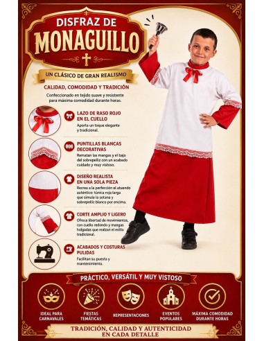 Costume de Clerc | Costumes pour Enfants Le Roi du Carnaval