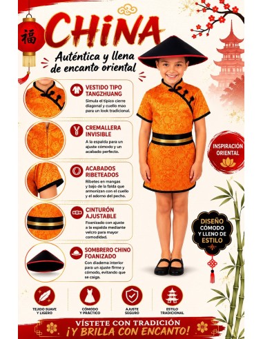 Chinesische Verkleidung | Kinderkostüme der König des Karnevals