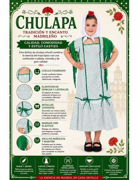 Chulapa Costume | Children's Costumes from El Rey del Carnaval