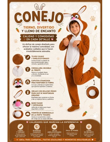 Déguisement de lapin | Costumes pour enfants Le Roi du Carnaval