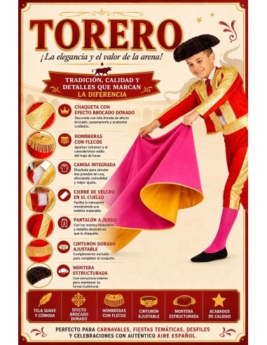 Costume di torero | Costumi per bambini Il Re del Carnevale