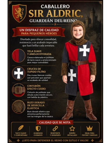Costume médiéval gris | Costumes pour enfants Le Roi du Carnaval