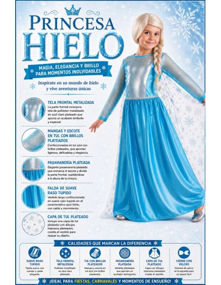 Ice Princess Costume | Children's Costumes The King of Carnival