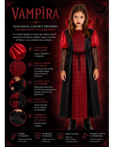 Vampire Costume | Children's Costumes The Carnival King