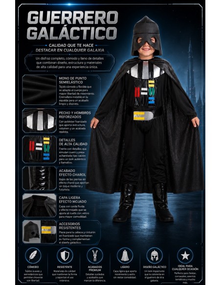 Costume de Guerrier Galactique | Costumes pour Enfants Le Roi du Carnaval