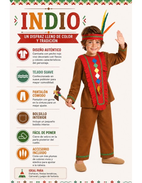 Indian Costume | Children's Costumes The Carnival King