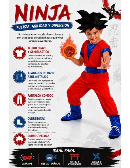 Disfraz Ninja | Disfraces Infantiles El Rey del Carnaval