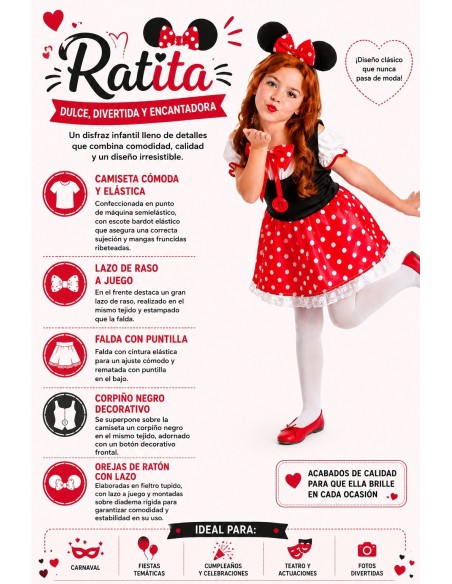 Déguisement de Souris | Costumes pour Enfants Le Roi du Carnaval