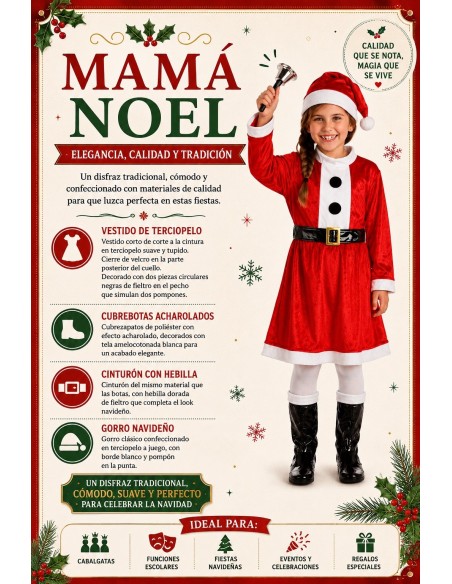 Costume di Babbo Natale | Costumi per bambini Il Re del Carnevale